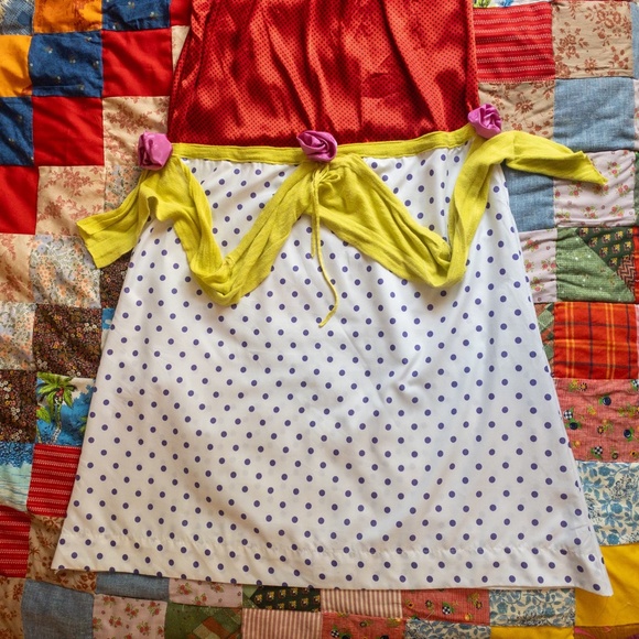 Handmade Dresses & Skirts - handmade upcyled drop waist maxi dress.